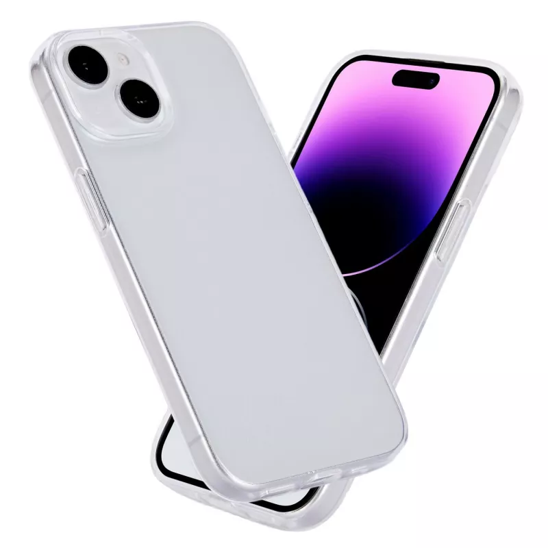 eSTUFF-i INFINITE VIENNA ümbris iPhone 15 Plus jaoks, läbipaistev, 6,7-tolline