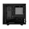 PC korpus Fractal Design Define 7 Nano Must — Mini-ITX/Mini-DTX, ATX toiteplokk, karastatud klaas, 205×399×361 mm