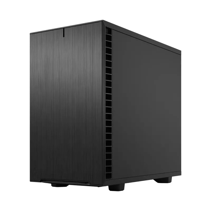 PC korpus Fractal Design Define 7 Nano Must — Mini-ITX/Mini-DTX, ATX toiteplokk, karastatud klaas, 205×399×361 mm