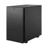 PC korpus Fractal Design Define 7 Nano Must — Mini-ITX/Mini-DTX, ATX toiteplokk, karastatud klaas, 205×399×361 mm