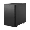PC korpus Fractal Design Define 7 Nano Must — Mini-ITX/Mini-DTX, ATX toiteplokk, karastatud klaas, 205×399×361 mm