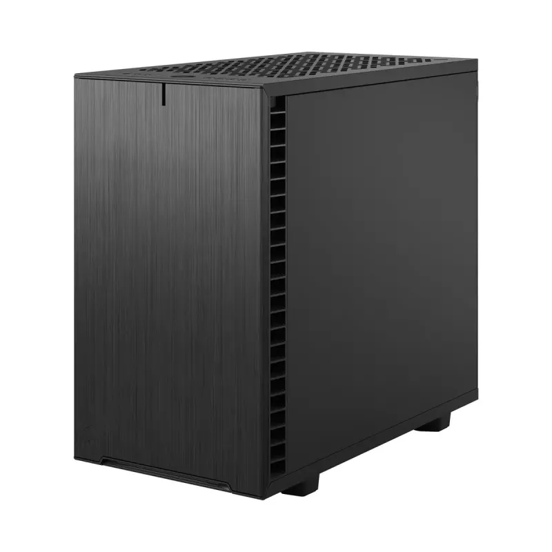 PC korpus Fractal Design Define 7 Nano Must — Mini-ITX/Mini-DTX, ATX toiteplokk, karastatud klaas, 205×399×361 mm