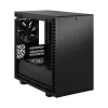PC korpus Fractal Design Define 7 Nano Must — Mini-ITX/Mini-DTX, ATX toiteplokk, karastatud klaas, 205×399×361 mm