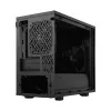 PC korpus Fractal Design Define 7 Nano Must — Mini-ITX/Mini-DTX, ATX toiteplokk, karastatud klaas, 205×399×361 mm