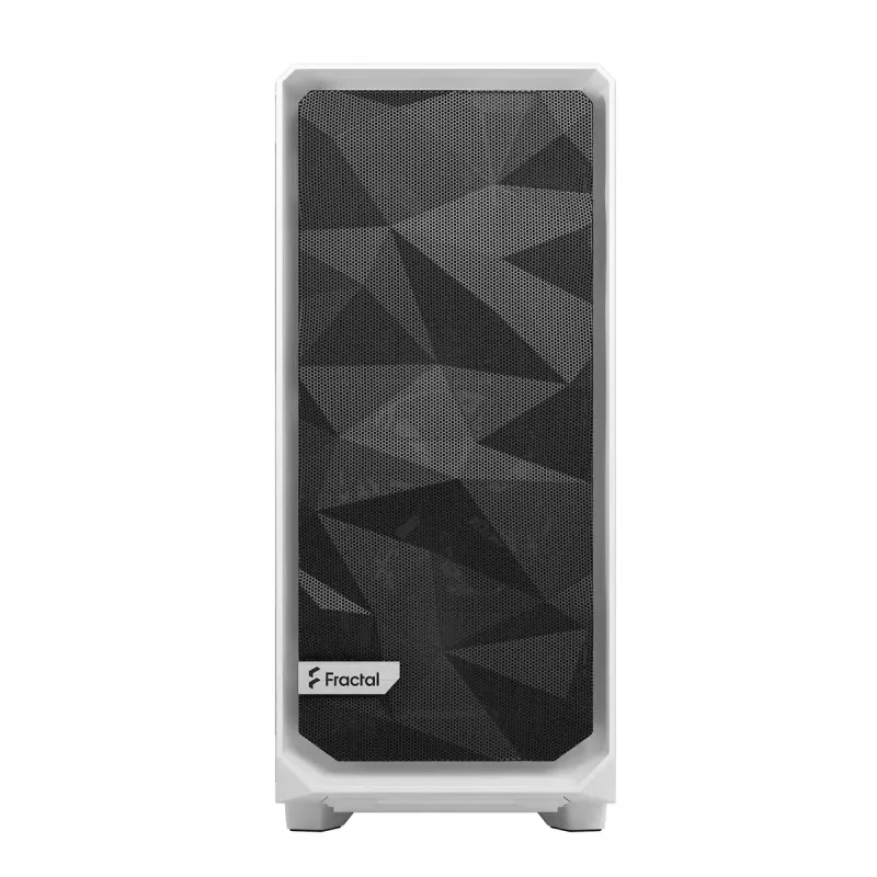 PC Tower Case Fractal Design Meshify 2 Compact — valge, toetab ATX toiteplokki, 2x140 mm ees, 1x120 mm taga, 2,5 tolli/3,5 tolli draive, 210×424×475 mm