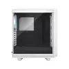 PC case Fractal Design Meshify 2 Compact RGB Valge — ATX/mikroATX/Mini-ITX, toetab 3x120 mm esiosa + 1x120 mm tagumine, 2,5-tollised/3,5-tollised kettad