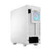 PC case Fractal Design Meshify 2 Compact RGB Valge — ATX/mikroATX/Mini-ITX, toetab 3x120 mm esiosa + 1x120 mm tagumine, 2,5-tollised/3,5-tollised kettad