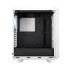 PC case Fractal Design Meshify 2 Compact RGB Valge — ATX/mikroATX/Mini-ITX, toetab 3x120 mm esiosa + 1x120 mm tagumine, 2,5-tollised/3,5-tollised kettad