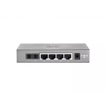 LevelOne 5-pordiline kiire Etherneti lüliti, 1 x SC mitmekiuline fiiber