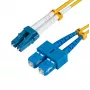 Microconnect FIB4210005 InfiniBand/valguskaabel 0,5 m LC SC Kollane