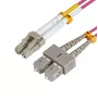 Microconnect FIB422001P InfiniBand/valguskaabel 1 m LC SC Violetne