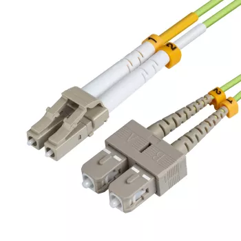 Microconnect FIB561005 InfiniBand/kiudoptiline kaabel 5 m LC SC roheline