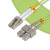 Microconnect FIB561005 InfiniBand/kiudoptiline kaabel 5 m LC SC roheline