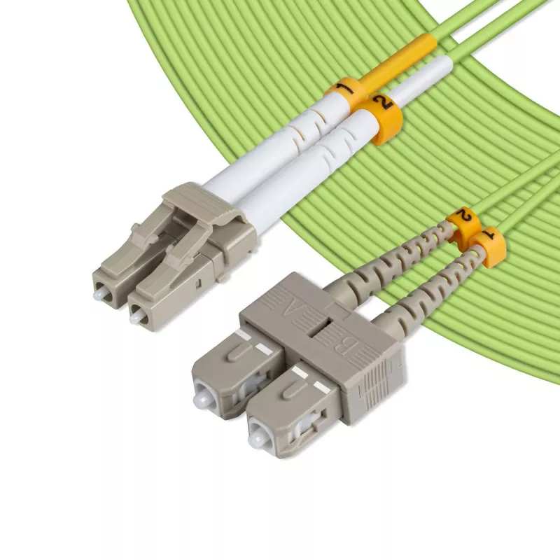 Microconnect FIB561005 InfiniBand/kiudoptiline kaabel 5 m LC SC roheline