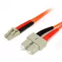 StarTech.com 2m fiiberoptiline kaabel - mitmemoodiline dupleks 62,5/125 LSZH fiiberhüppaja juhe - LC/SC