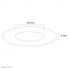 Neomounts FPMA-CRS6 laekate - diameeter 60 mm, hõbedane, plastik, lagi, 3 mm, 6 cm, 1 tk