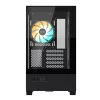 GIGABYTE C201 PANORAMIC arvutikorpus - Mid Tower, m-ATX, 360 mm radiaatori tugi, 3 eelpaigaldatud ventilaatorit, USB 3.0, RGB Fusioni tugi