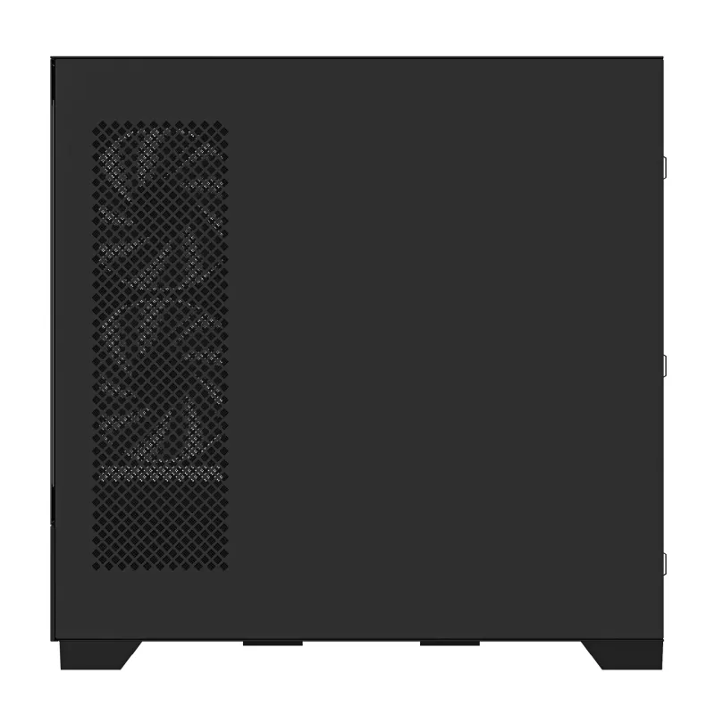 GIGABYTE C201 PANORAMIC arvutikorpus - Mid Tower, m-ATX, 360 mm radiaatori tugi, 3 eelpaigaldatud ventilaatorit, USB 3.0, RGB Fusioni tugi
