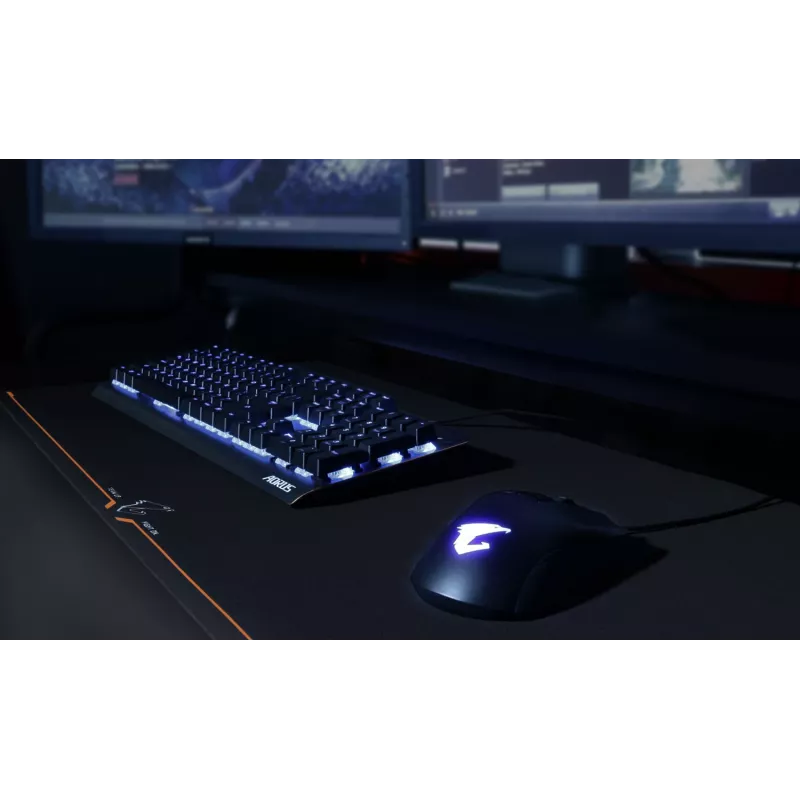 GIGABYTE AMP900 mänguhiirematt Must, Oranž