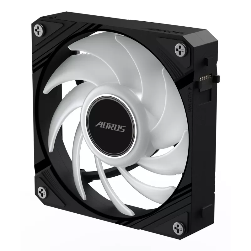 Kõik-ühes vedelikjahuti GIGABYTE AORUS EZ CHAIN FAN 120 12 cm Must