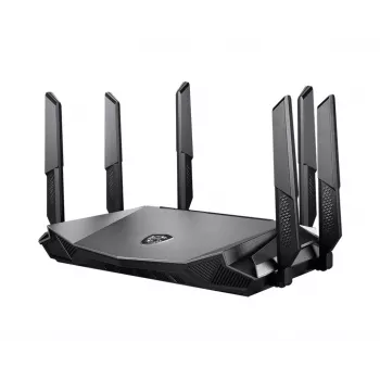 MSI RadiX AX6600 WiFi 6 kolmeribaline traadita ruuter Gigabit Ethernet kolmeribaline (2,4 GHz / 5 GHz / 5 GHz) must
