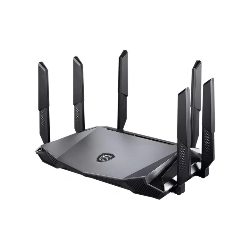 MSI RadiX AX6600 WiFi 6 kolmeribaline traadita ruuter Gigabit Ethernet kolmeribaline (2,4 GHz / 5 GHz / 5 GHz) must