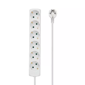 Microconnect GRU00615W pikendusjuhe 1,5 m 6 vahelduvvoolupistikupesa Valge