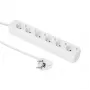 Microconnect GRU0065WA toitepikendus 5 m 6 vahelduvvoolu pesa Valge