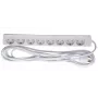Microconnect GRU00850WDK Toitepikendusjuhe 5 m 8 vahelduvvoolupesa Siseruumidesse Valge
