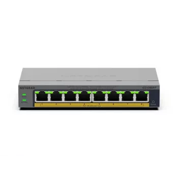 NETGEAR GS108EPP Haldamata Gigabit Ethernet (10/100/1000) Power over Ethernet (PoE) Laua-/seinakinnitusega Hall