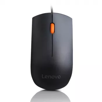 Juhtmega USB Type-A optiline mõlemakäeline hiir Lenovo GX30M39704 — 1600 DPI, 3 nuppu, 1,8 m kaabel, must