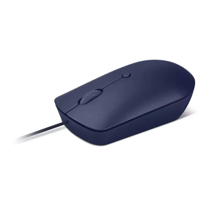 Juhtmega USB-C optiline hiir Lenovo GY51D20878, mõlemakäeline, 2400 DPI, 4 nuppu, sinine