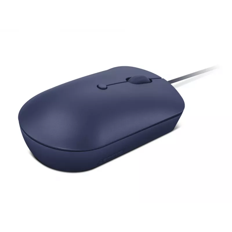 Juhtmega USB-C optiline hiir Lenovo GY51D20878, mõlemakäeline, 2400 DPI, 4 nuppu, sinine