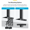 StarTech.com Monitor Desk Mount for up to 49in 32:9 Ultrawide Curved Screens, Mechanical Spring Arm, C-Clamp/Grommet, Tool-Less Adjustment, Max 44lb/20kg