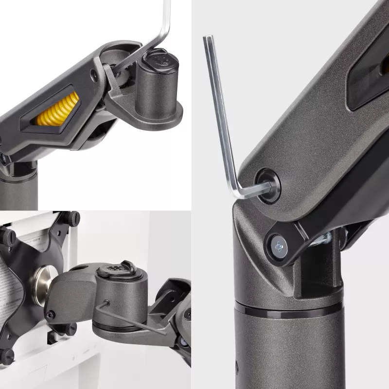 StarTech.com lauakinnitusega monitori käsi, kuni 32-tollisele ekraanile, max 10 kg, VESA 75x75/100x100, C-kinnitus, täielikult liigendatav, mehaaniline vedru, TAA vastavuses