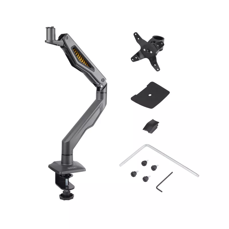 StarTech.com lauakinnitusega monitori käsi, kuni 32-tollisele ekraanile, max 10 kg, VESA 75x75/100x100, C-kinnitus, täielikult liigendatav, mehaaniline vedru, TAA vastavuses