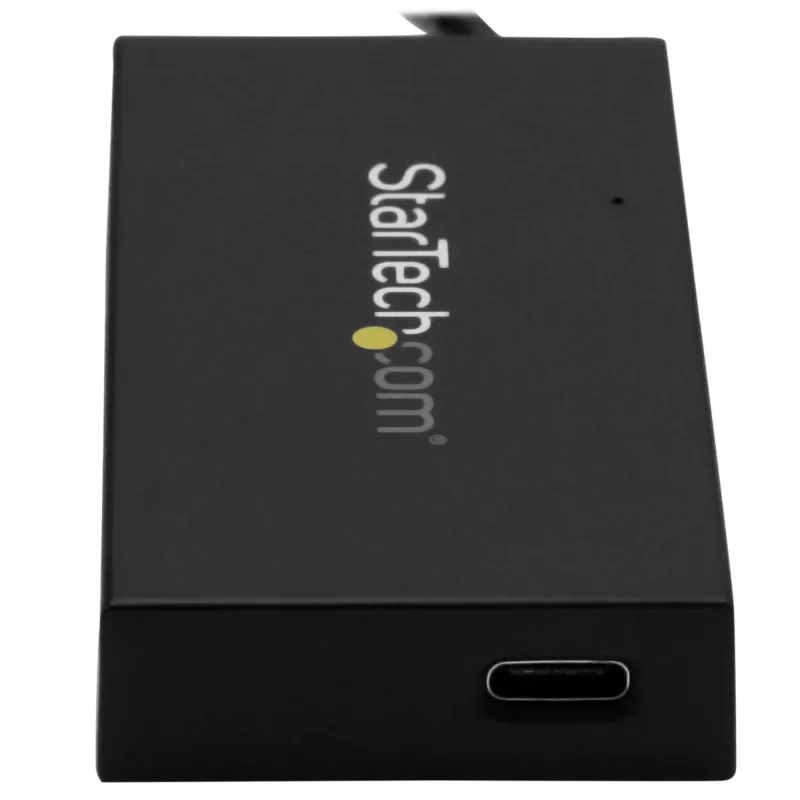 StarTech.com 4 pordiga USB 3.0 jaotur – USB-tüüp-A jaotur 1x USB-C ja 3x USB-A-ga (SuperSpeed 5 Gbps) – USB siini või isetoitega – kaasaskantav USB 3.1/3.2 Gen 1 BC 1.2 laadimisjaotur toiteadapteriga
