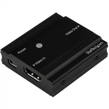 StarTech.com HDMI signaalivõimendi - HDMI pikendaja - 4K 60Hz, 3840 x 2160 pikslit, AV repiiter, 35 m, Must, HDCP