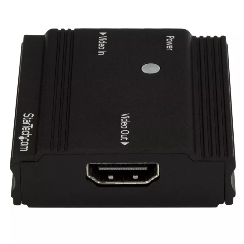 StarTech.com HDMI signaalivõimendi - HDMI pikendaja - 4K 60Hz, 3840 x 2160 pikslit, AV repiiter, 35 m, Must, HDCP