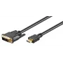 Microconnect HDM191811 videokaabli adapter 1 m HDMI DVI-D must
