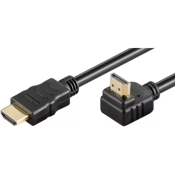 Microconnect HDM19191V2.0A90 HDMI-kaabel 1 m HDMI tüüp A (standardne) must