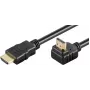 Microconnect HDM19191V2.0A90 HDMI-kaabel 1 m HDMI tüüp A (standardne) must
