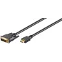 Microconnect HDM192411.8 videokaabli adapter 1,8 m DVI-D HDMI Type A (Standard) Must