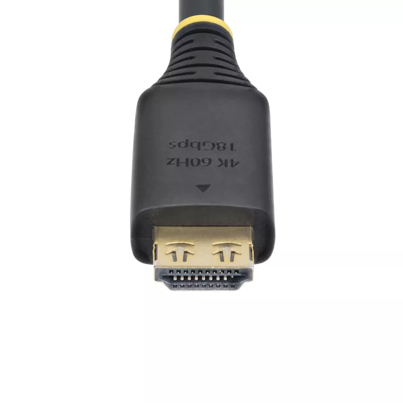 StarTech.com 15ft (4,5m) kiire HDMI-kaabel haardepistikutega, 4K 60Hz/1440p 144Hz, HDR10/HDCP 2.2/ARC, 18Gbps, UHD HDMI 2.0 juhe teleri/monitori/ekraani jaoks, TPE-ümbris