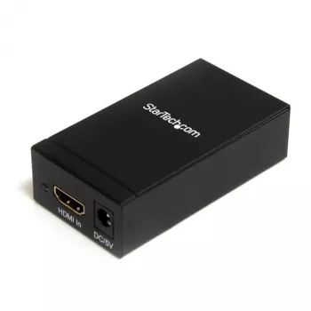 StarTech.com HDMI või DVI DisplayPorti aktiivmuundur, Aktiivne videomuundur, Toide, Must, Teras, CE, FCC, RoHS, 1920 x 1200 pikslit