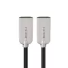 Microconnect HDMISUPERSLIM1M HDMI-kaabel 1 m HDMI tüüp A (Standard) Must, Metallik