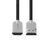 Microconnect HDMISUPERSLIM2M HDMI-kaabel 2 m HDMI tüüp A (standardne) Must, metallik