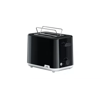 Röster BRAUN HT1010BK — 2 viilu, 900 W, must, plastkorpus, pilu 132×35×119 mm