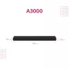 Soundbar Sony HT-A3000 Must 3.1 kanalit 250 W