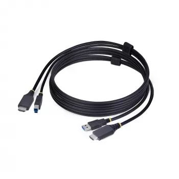 StarTech.com 1,8 m HDMI ja USB 5 Gbps KVM-kaabel, 4K 60 Hz, HDMI 2.0 ja USB kombokaabel KVM-lülititele